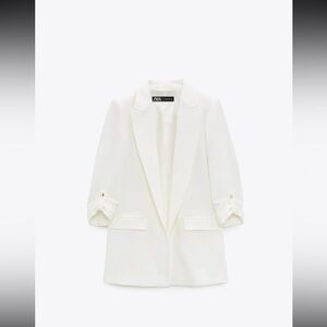 Zara Women's Nude Blazer